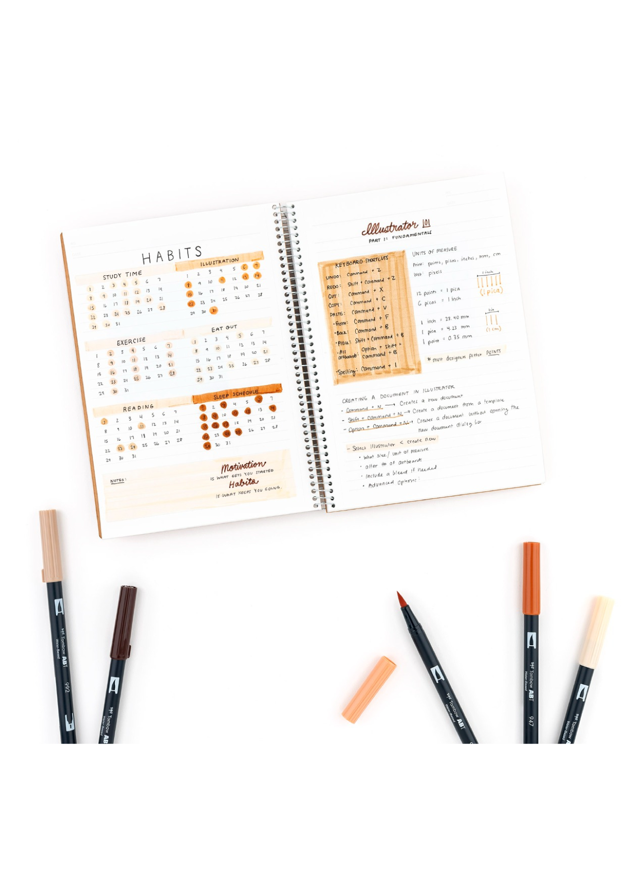 Marcadores Dual Brush Portrait x6