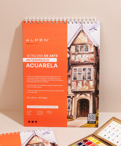 Bitácora de arte Acuarela - Octavo