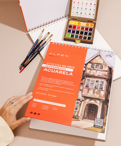 Bitácora de arte Acuarela - Octavo
