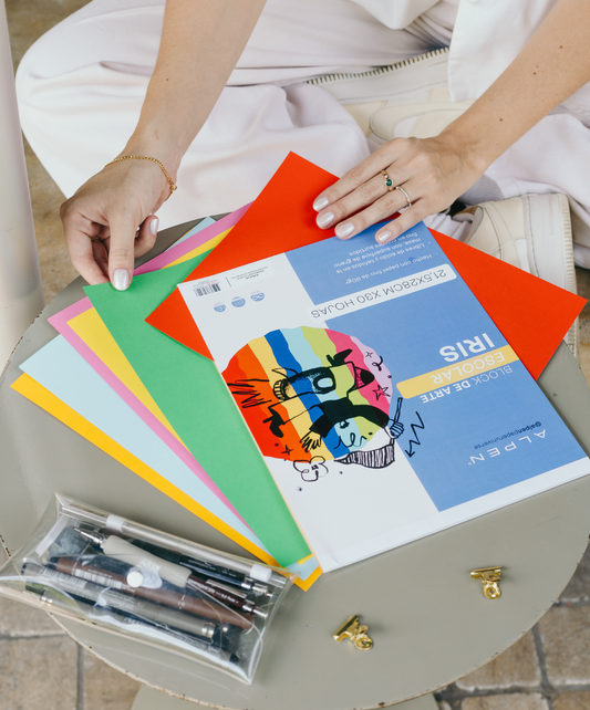 Block Escolar Iris Carta