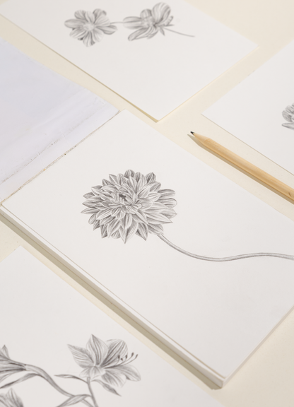 Block de arte escolar dibujo media carta