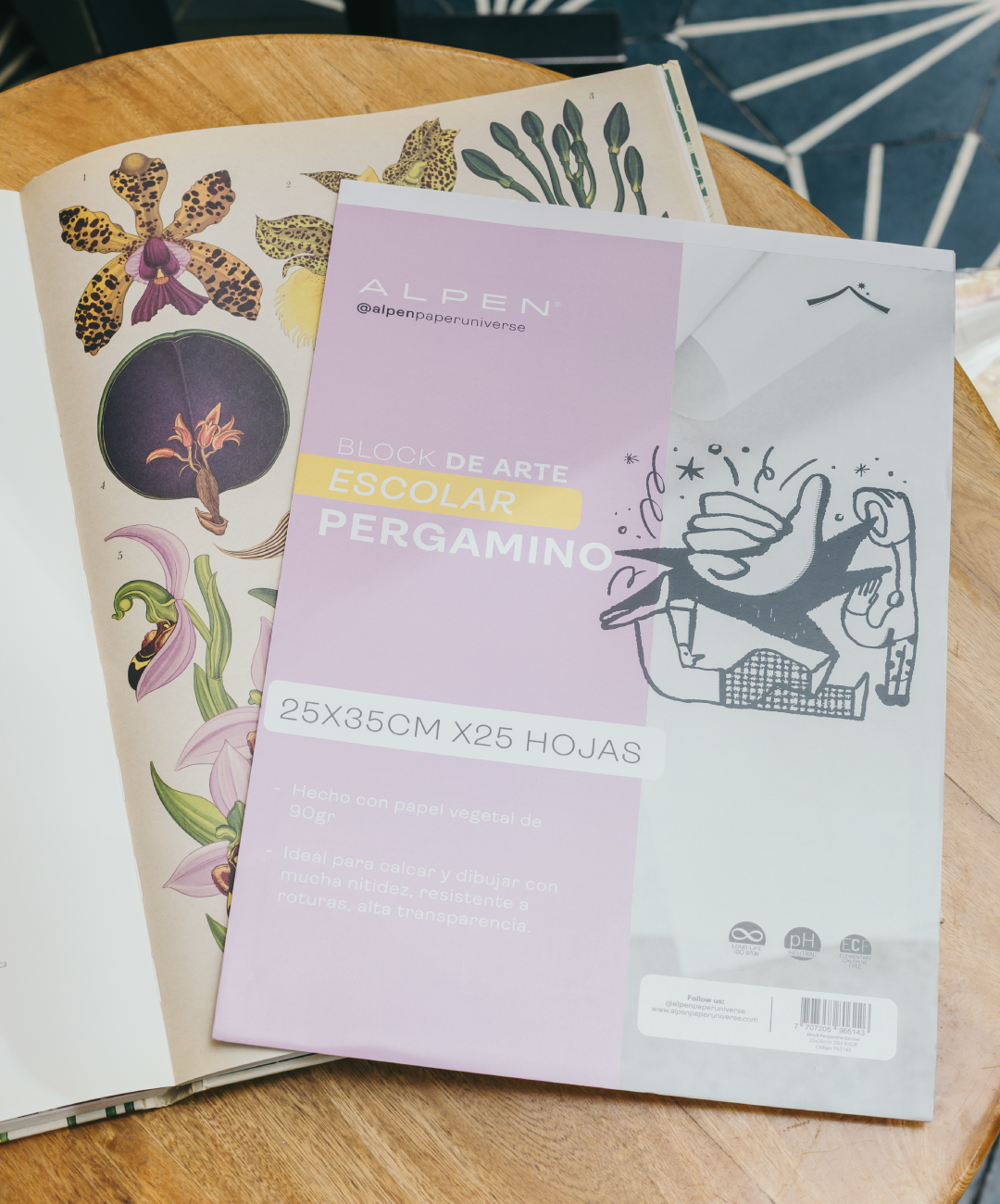 Block Escolar Pergamino Octavo