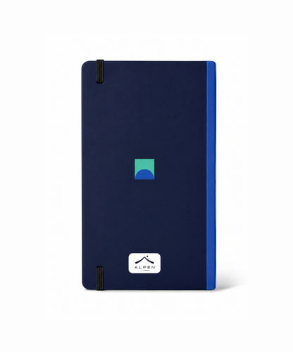 Libreta Rayas Mediana Mosaico Azul