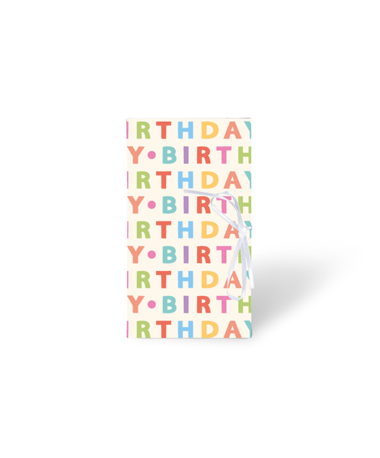 Tarjeta lluvia de sobre HBD Colores
