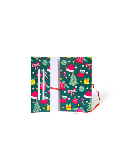 Tarjeta lluvia de sobre Regalos Navidad