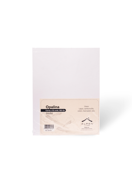 Paquete Opalina Carta x10