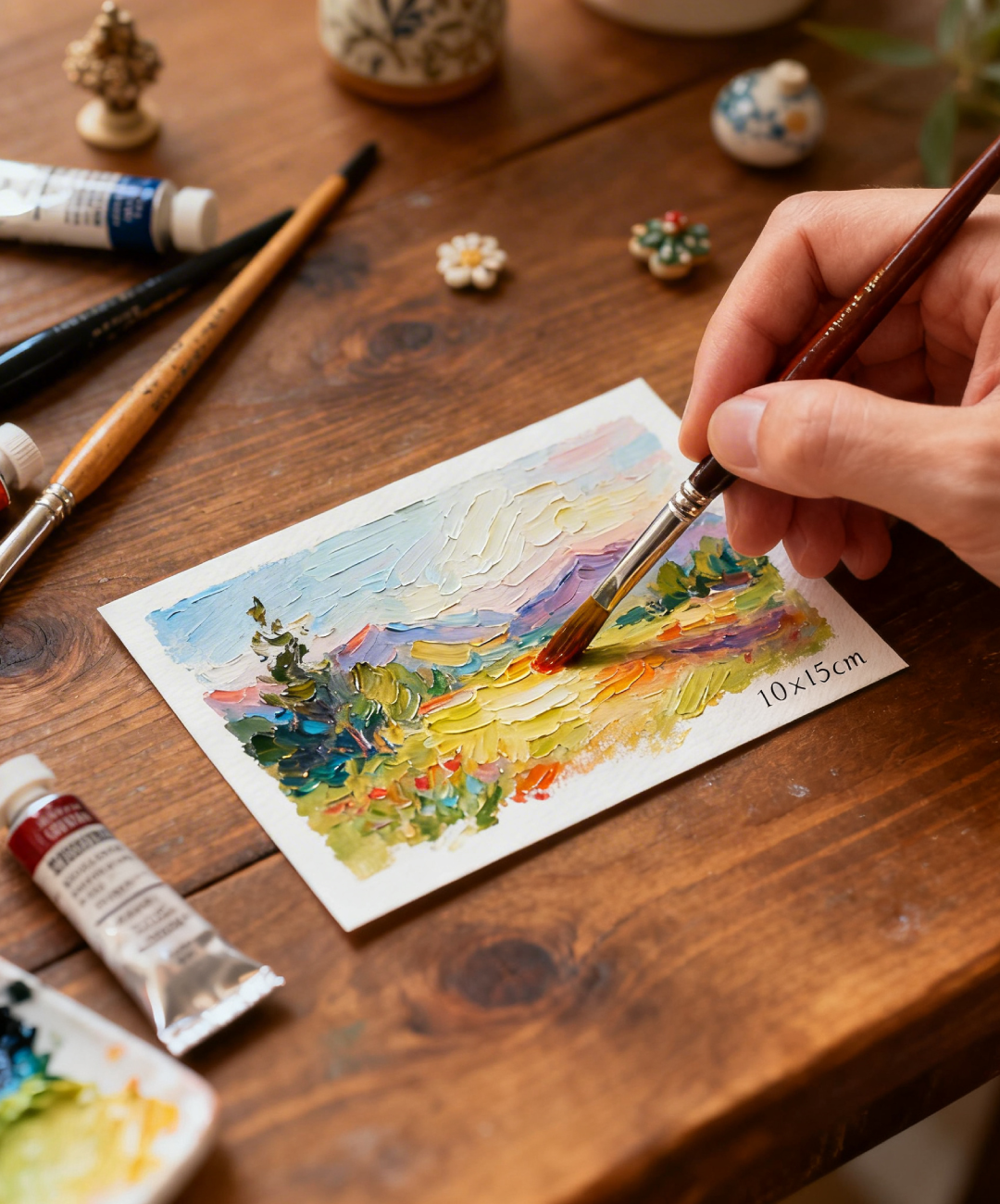Postales de arte para óleo y acrílico
