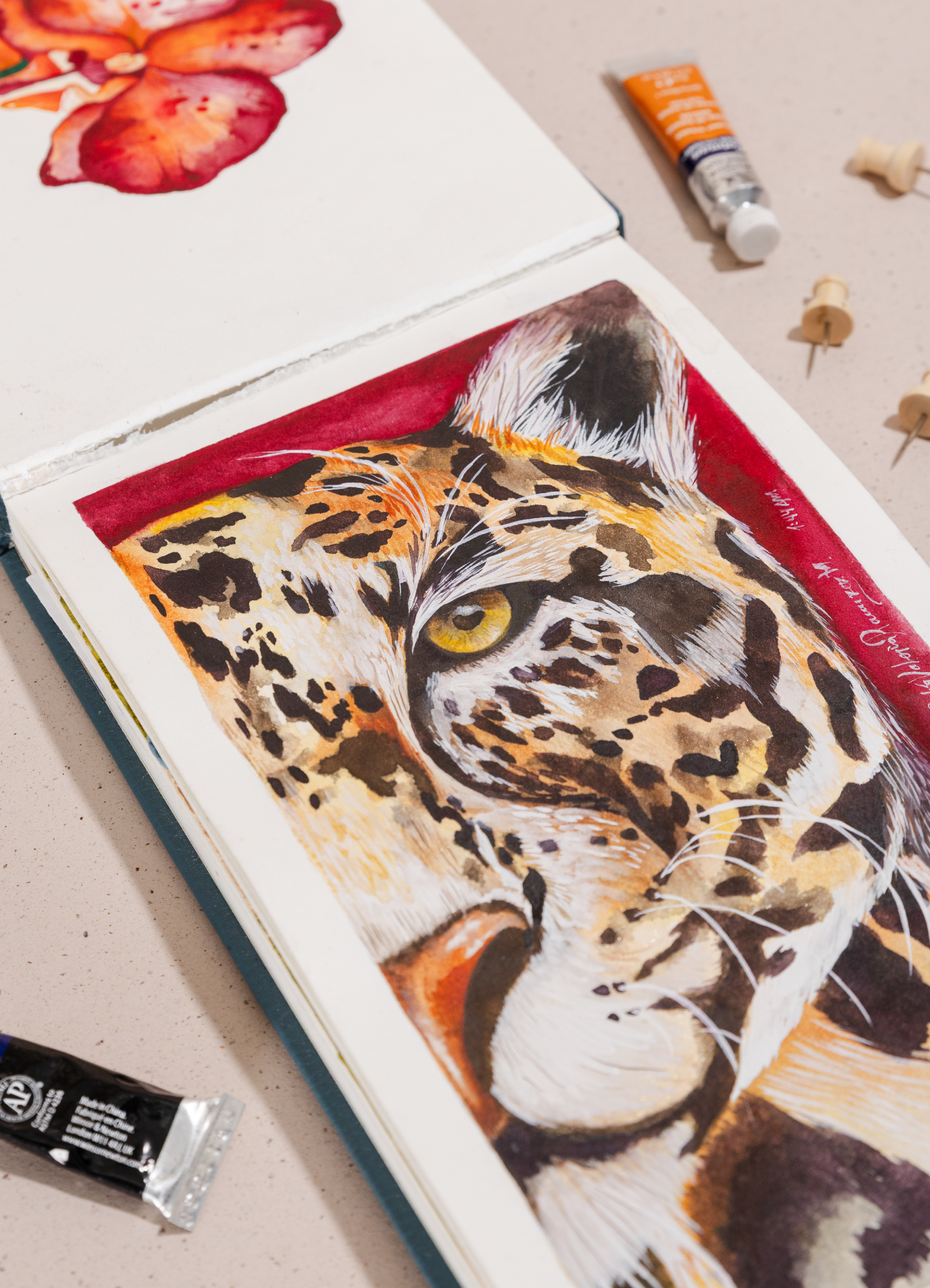 Sketchbook Acuarela Negro