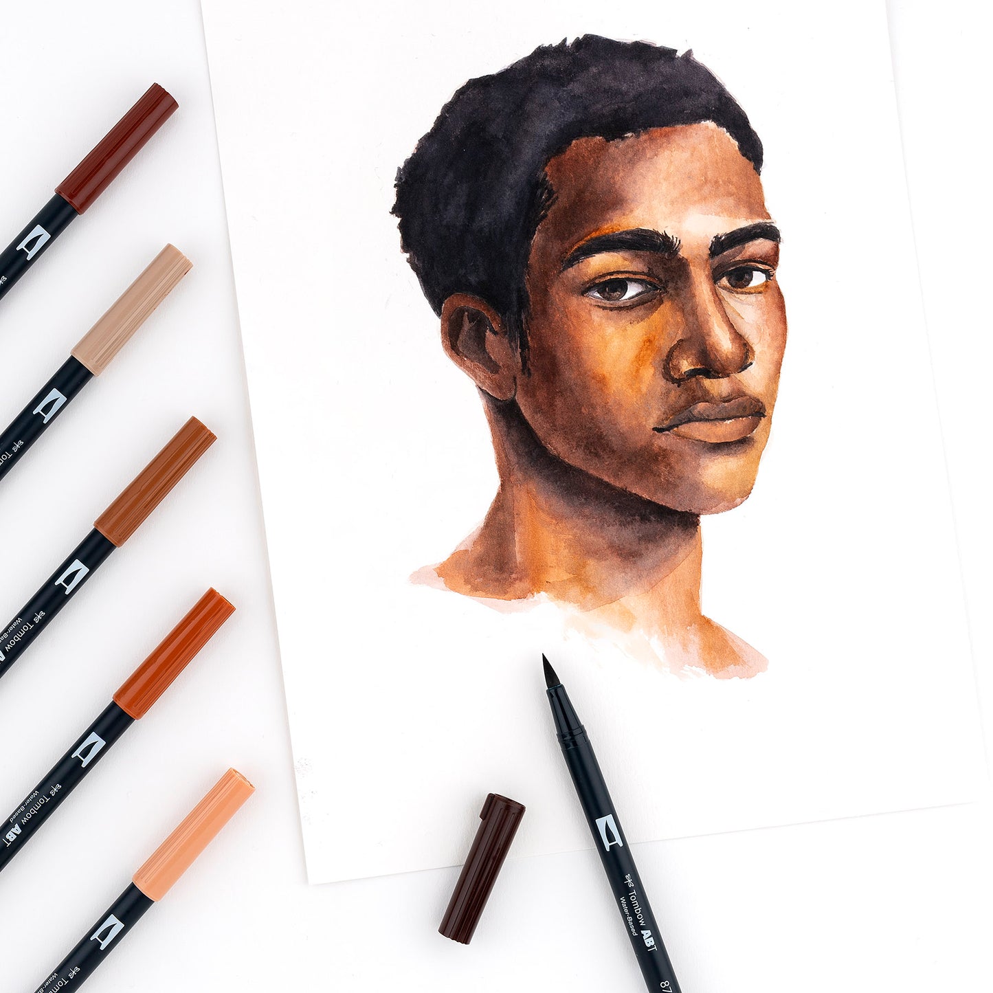 Marcadores Dual Brush Portrait