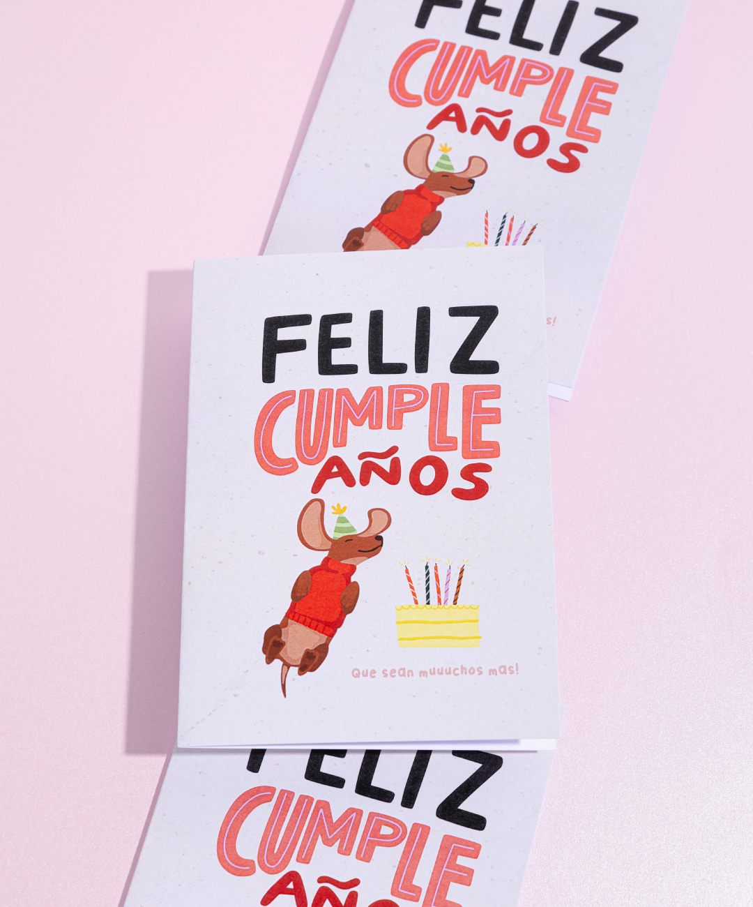 Tarjeta + Sobre Cumpleaños Perrito