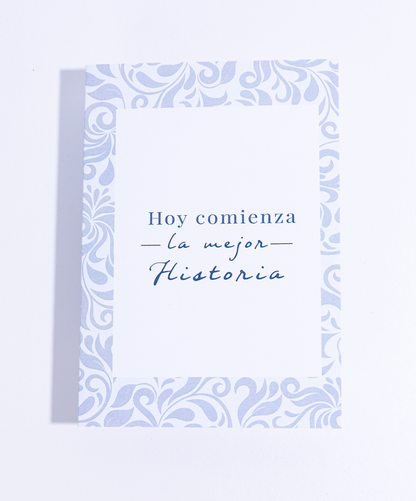 Tarjeta + Sobre Historia Matrimonio Arabesco