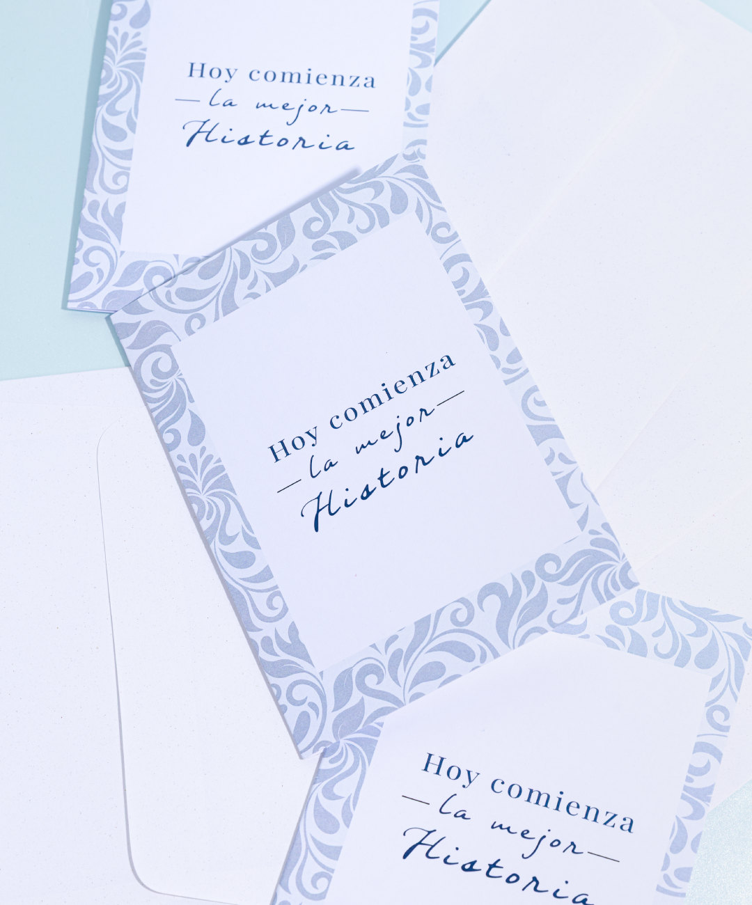 Tarjeta + Sobre Historia Matrimonio Arabesco