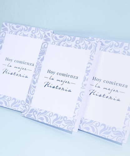 Tarjeta + Sobre Historia Matrimonio Arabesco