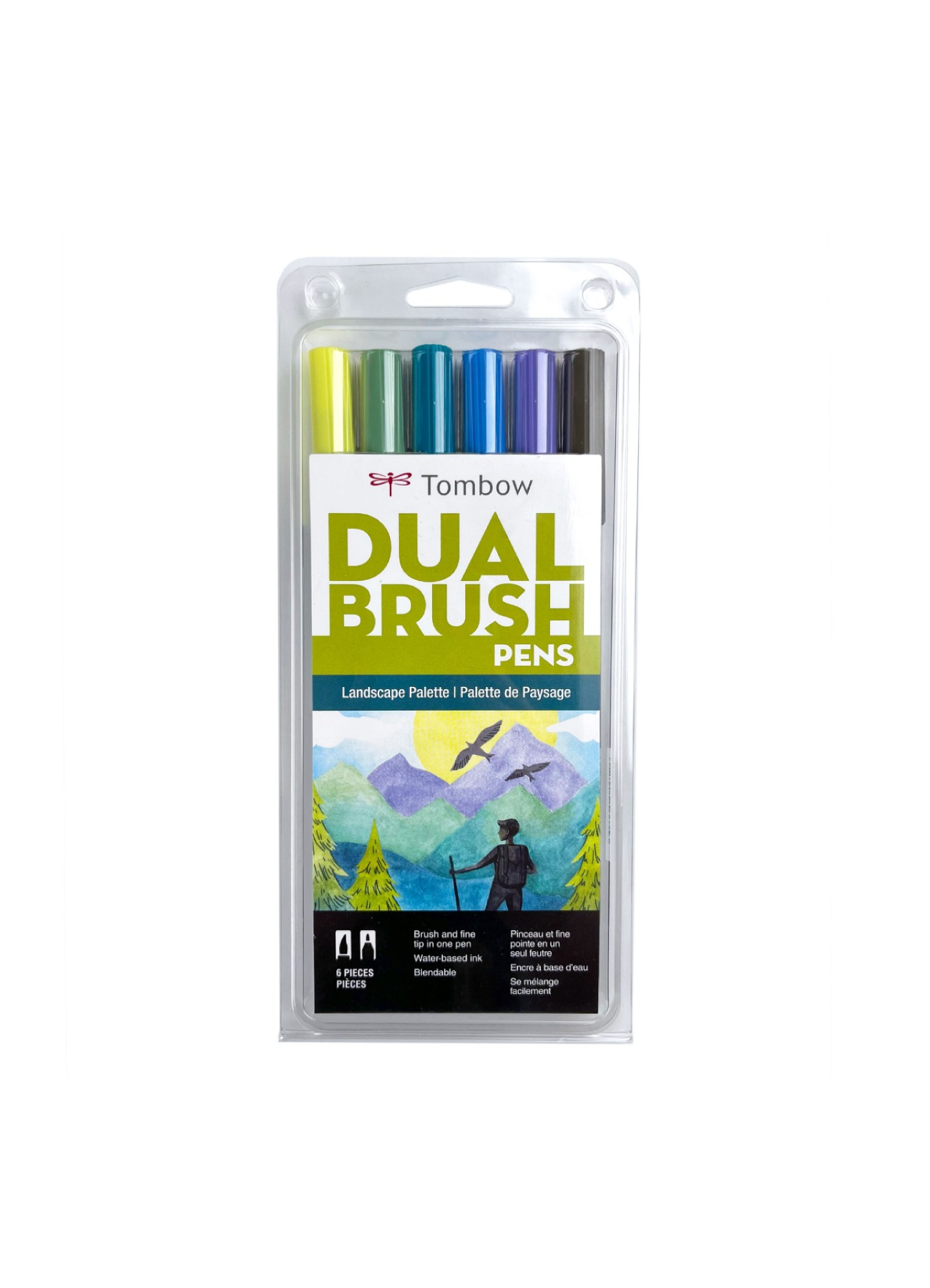 Marcadores Dual Brush Lanscape x6