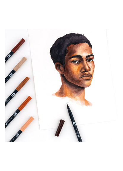 Marcadores Dual Brush Portrait x6