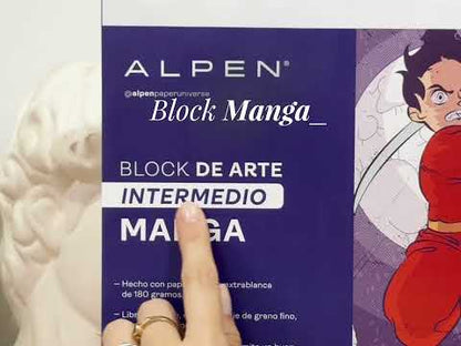 Block de arte Manga