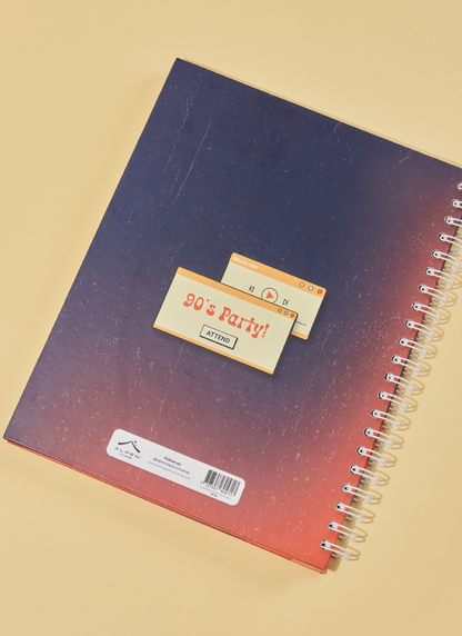 Cuaderno grande Retro