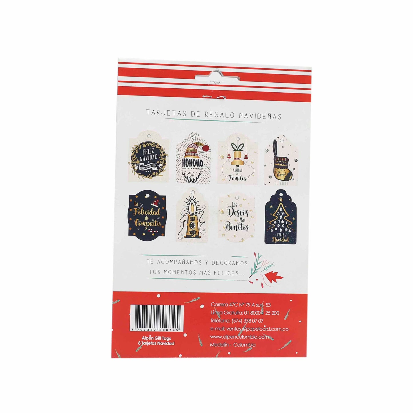 Gift tags Navidad