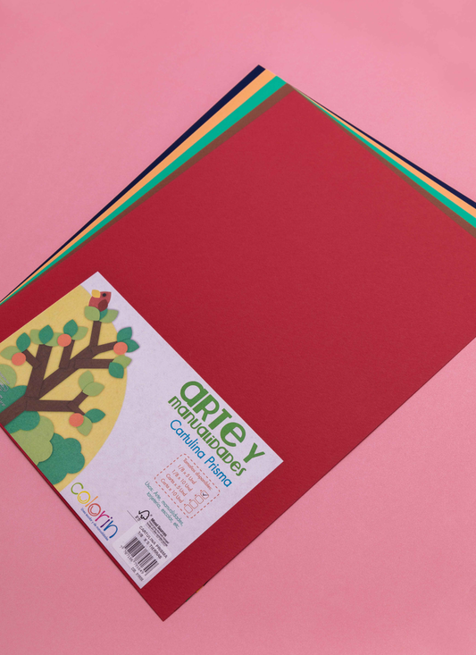 Paquete Papel Prisma tierra 1/8